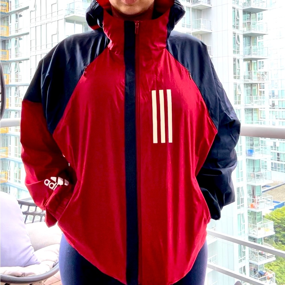 ADIDAS Unisex Windbreaker Size L